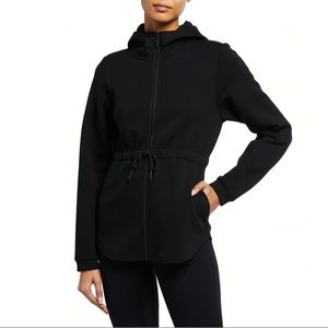 VARLEY Sofia Drawstring-Waist Hooded Track Jacket